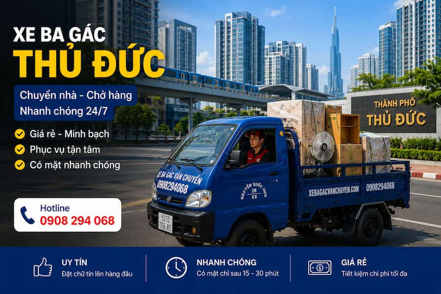 Xe Ba Gác Thủ Đức